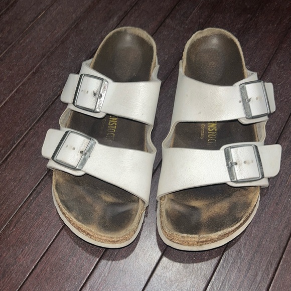 Birkenstock Arizona white sandals - Picture 1 of 5